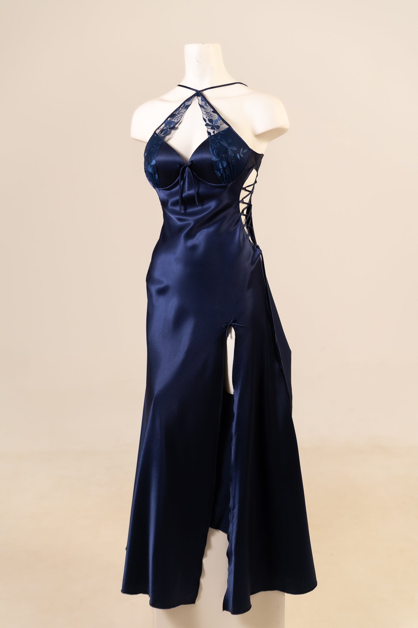 Long Satin Night Dress 2943