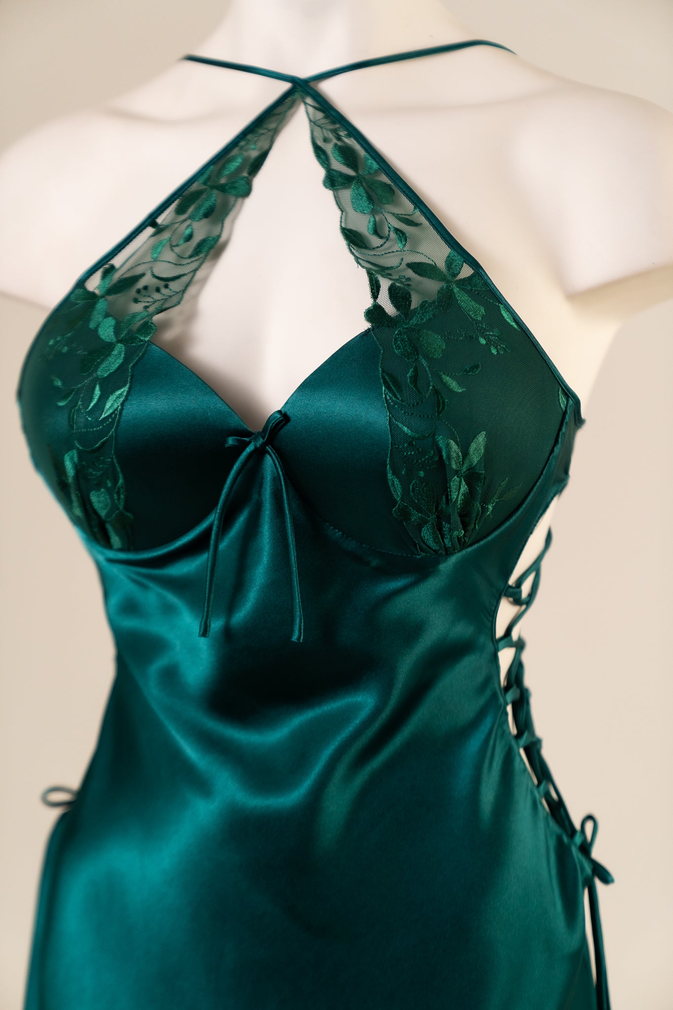 Long Satin Night Dress 2943