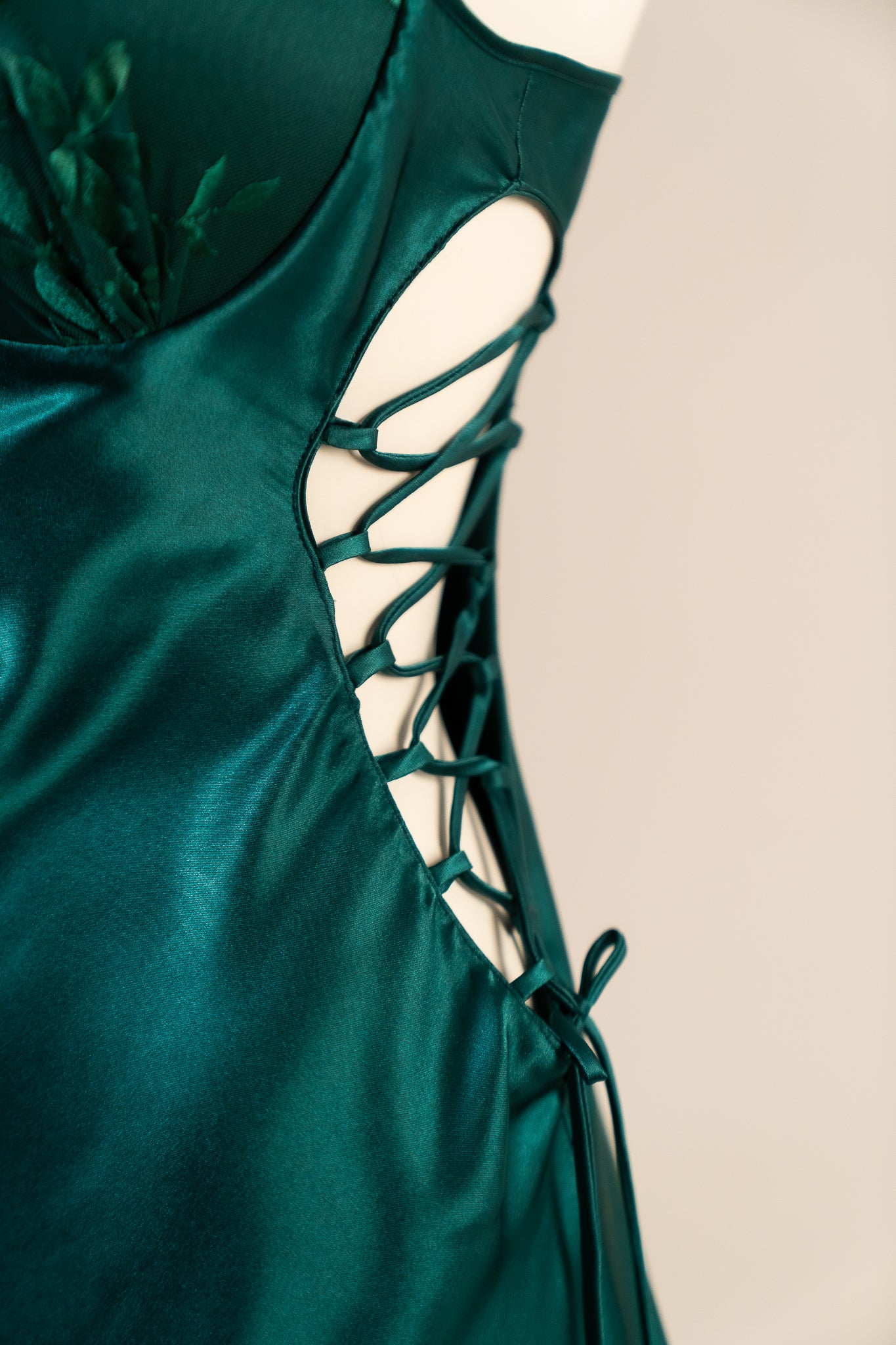 Long Satin Night Dress 2943