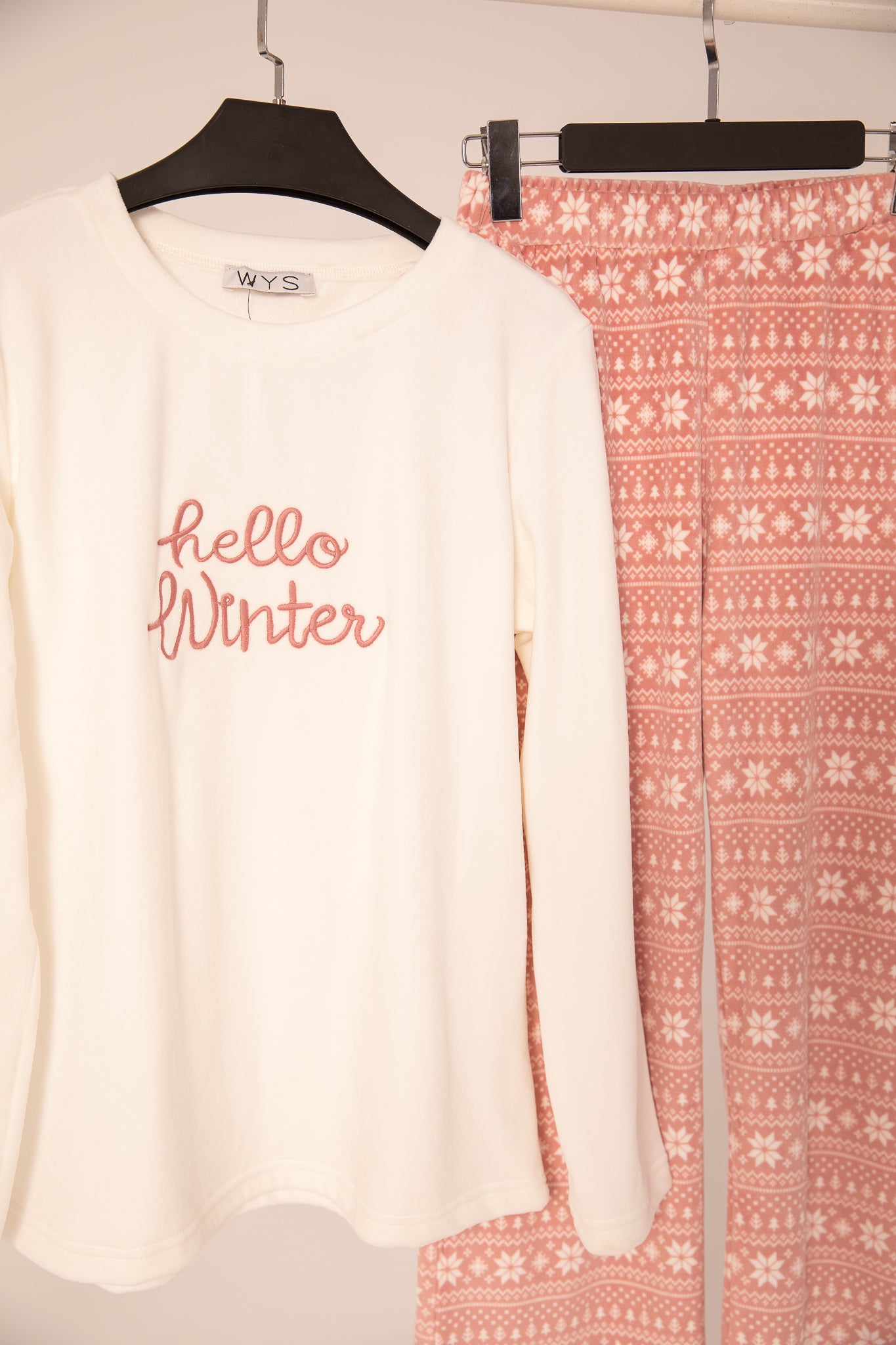 Velvet pajama wide leg 105