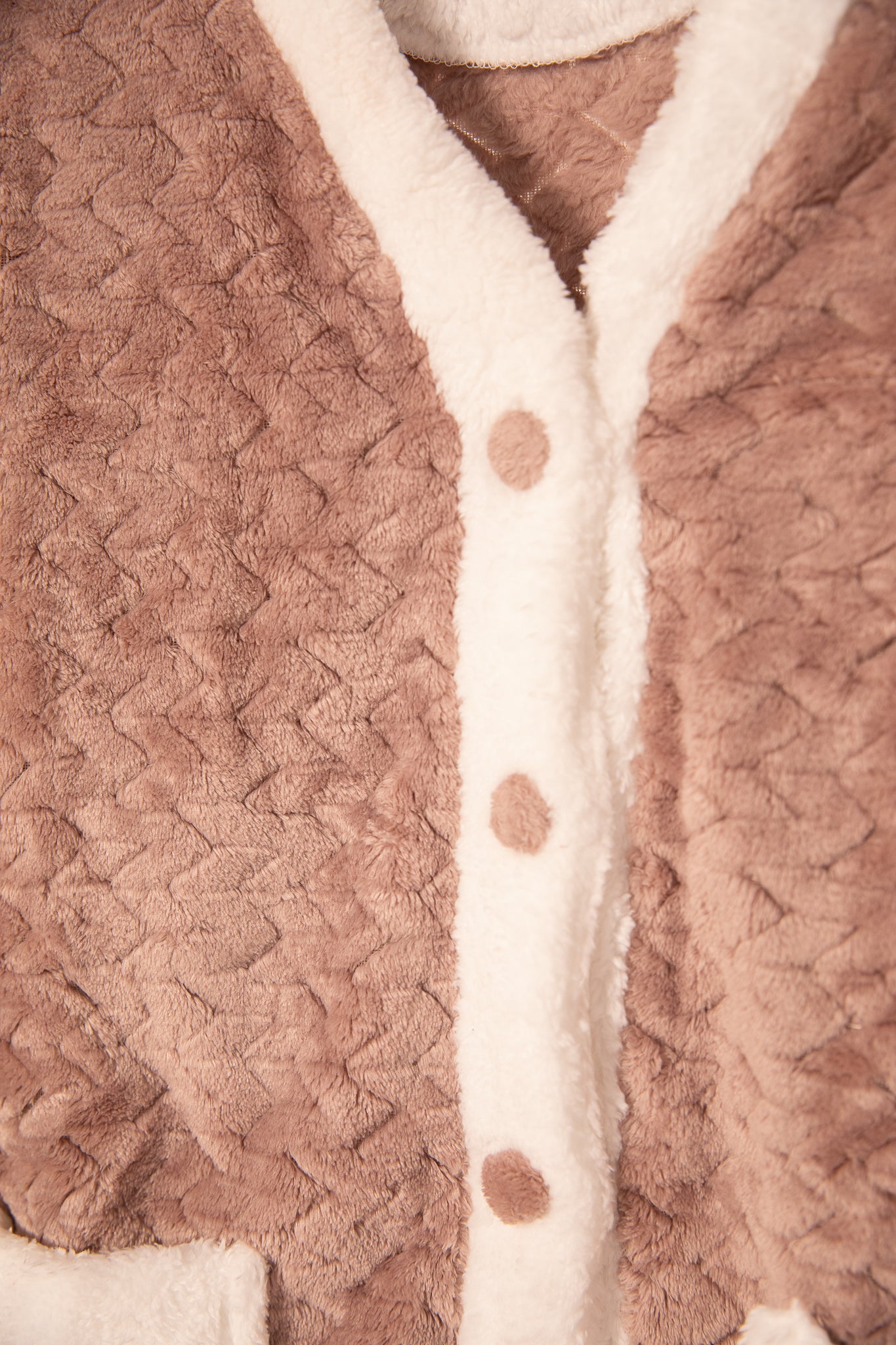 Pajama fleece buttons 9038