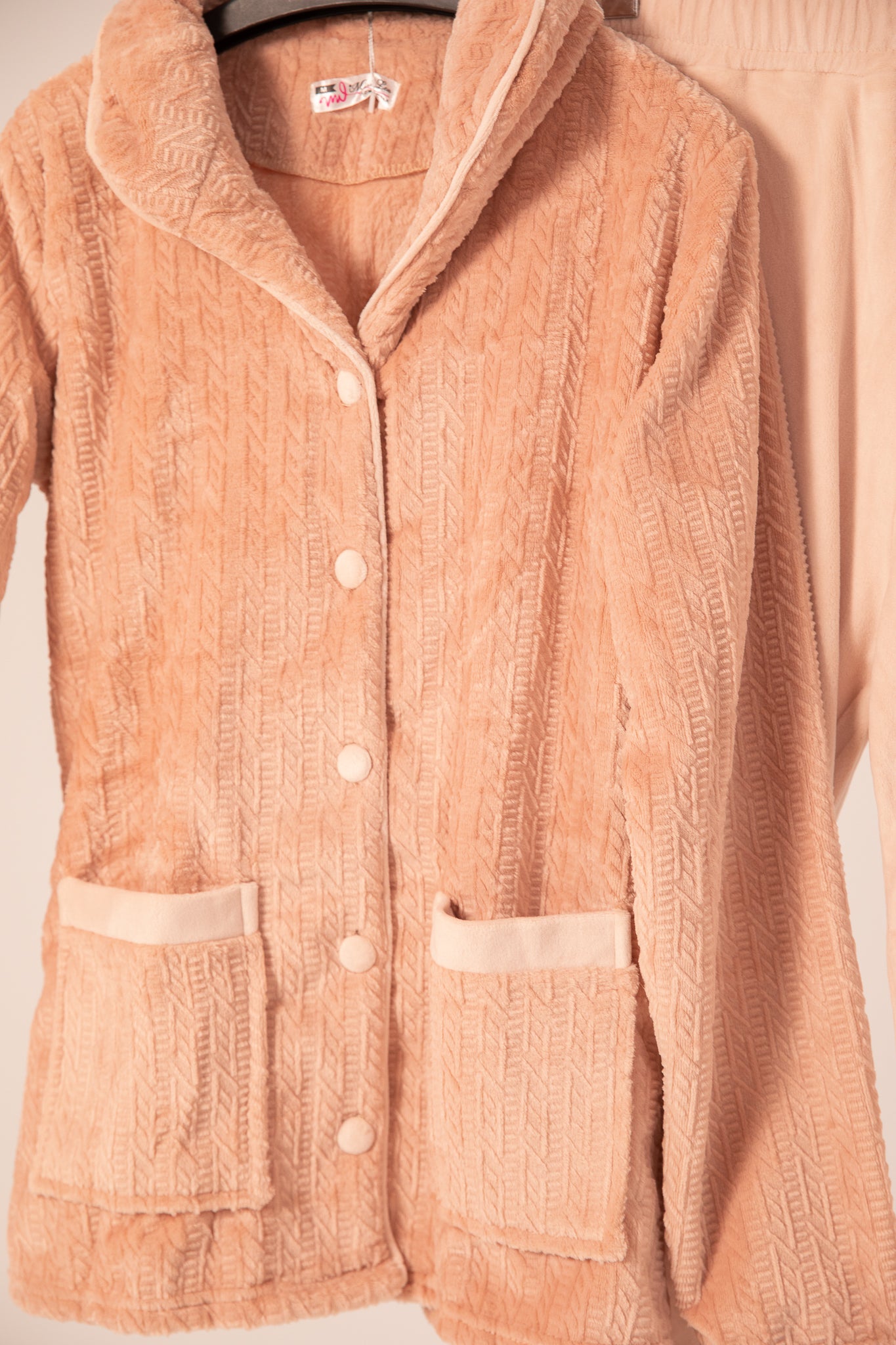 Buttons velvet pajama 9081