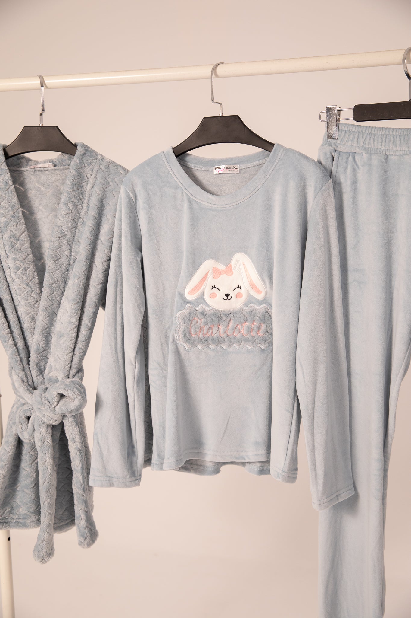 Velvet Pajama 3 pc 9048