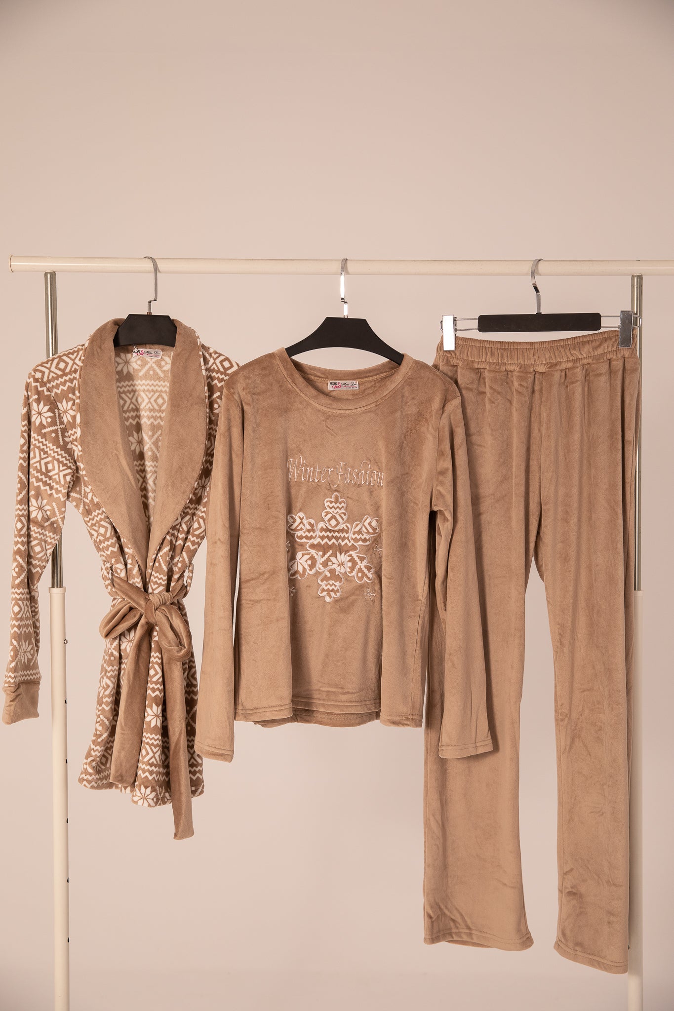 Velvet Pajama 3 pcs 9105