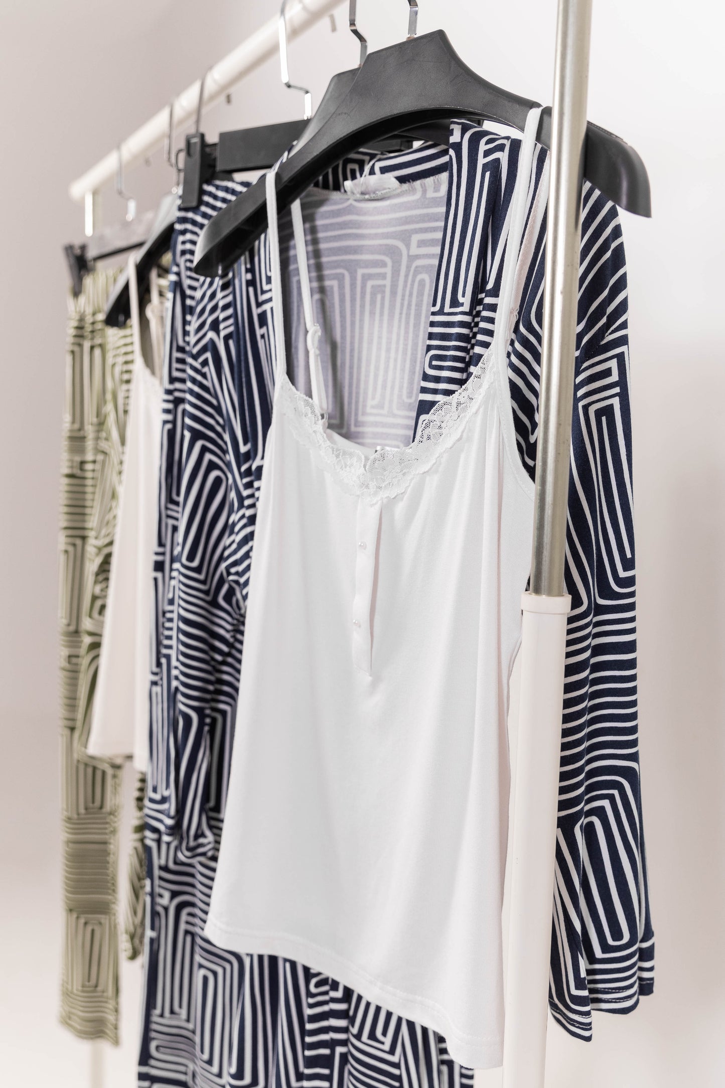 PAJAMA 3 PEICES TANK-TOP & ROBE 8164