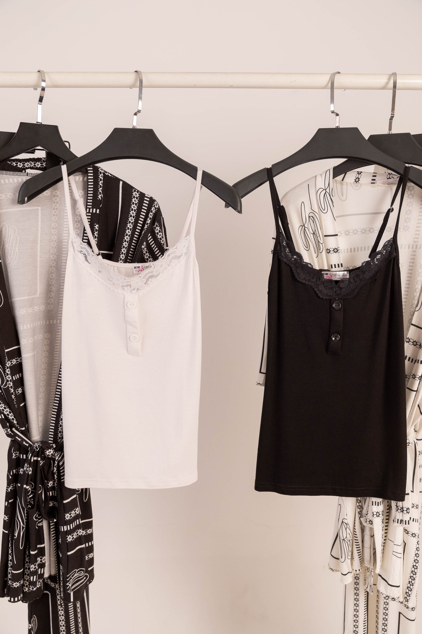 PAJAMA 3 PEICES TANK-TOP & ROBE 7598