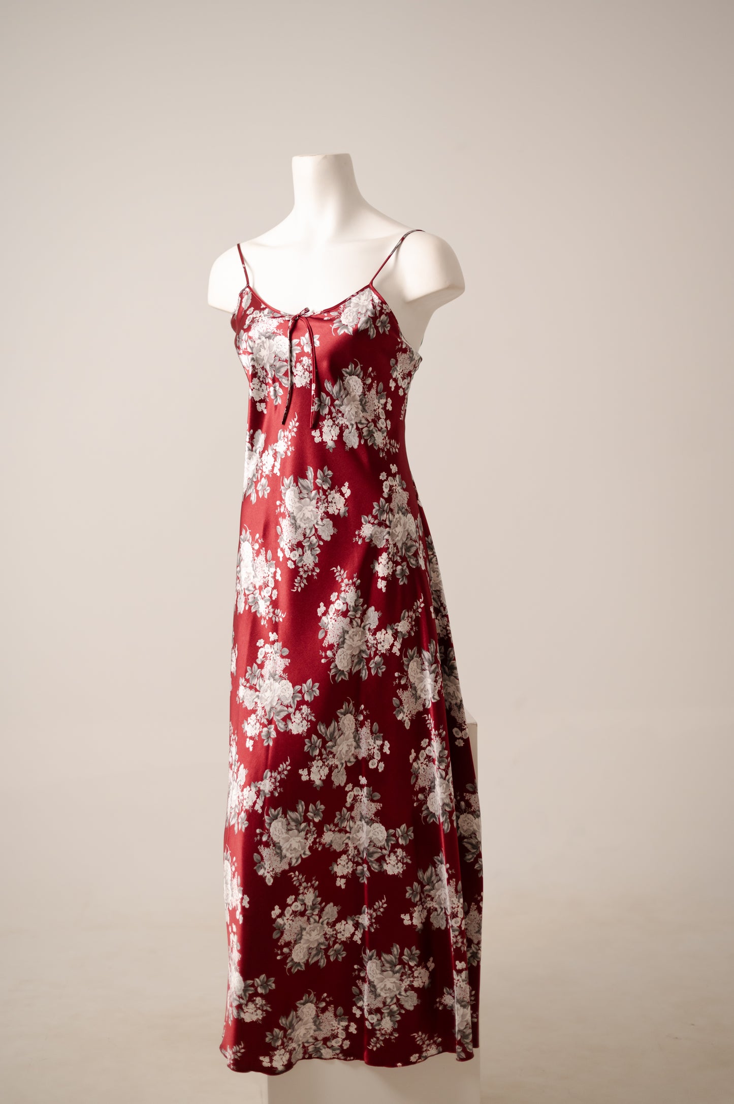 Long Satin Dress 7201