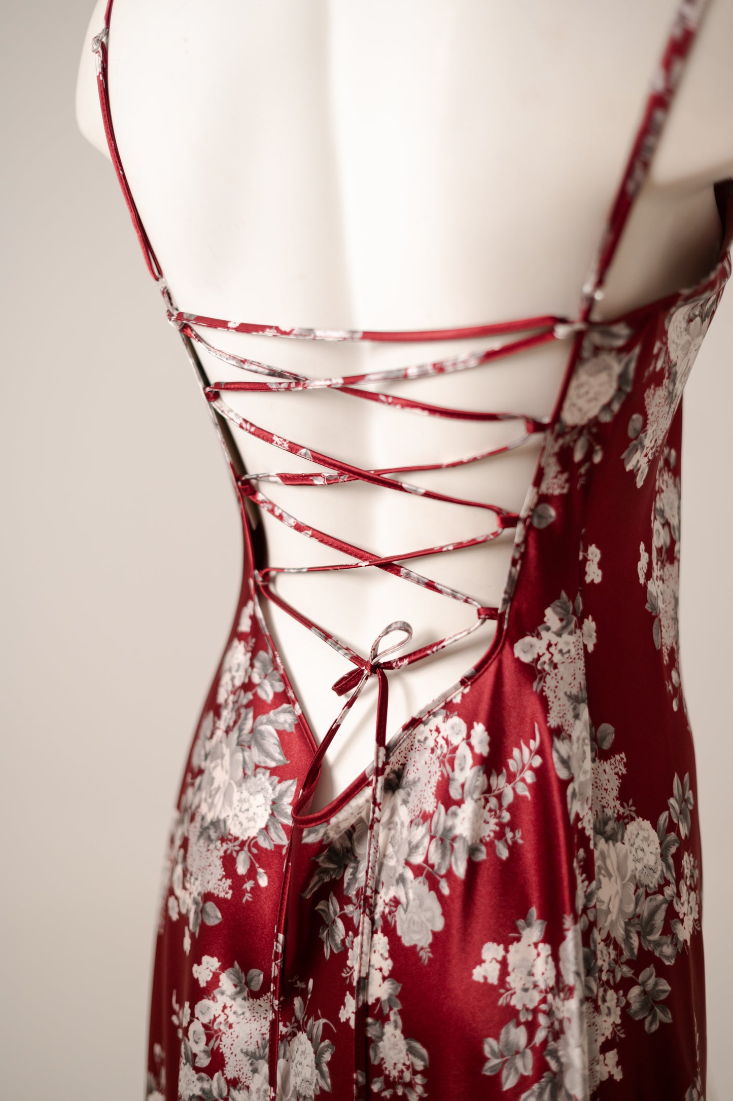 Long Satin Dress 7201