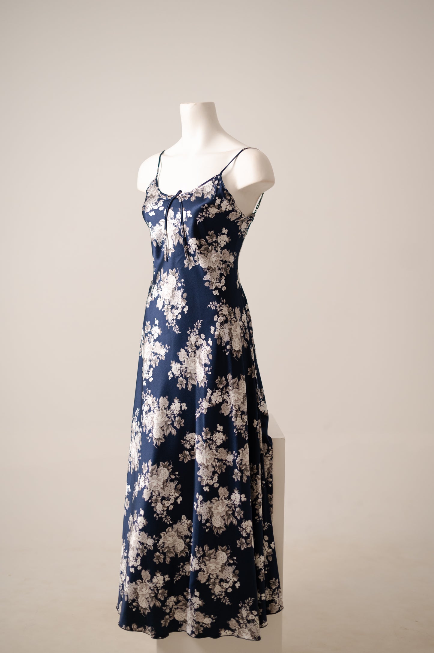 Long Satin Dress 7201
