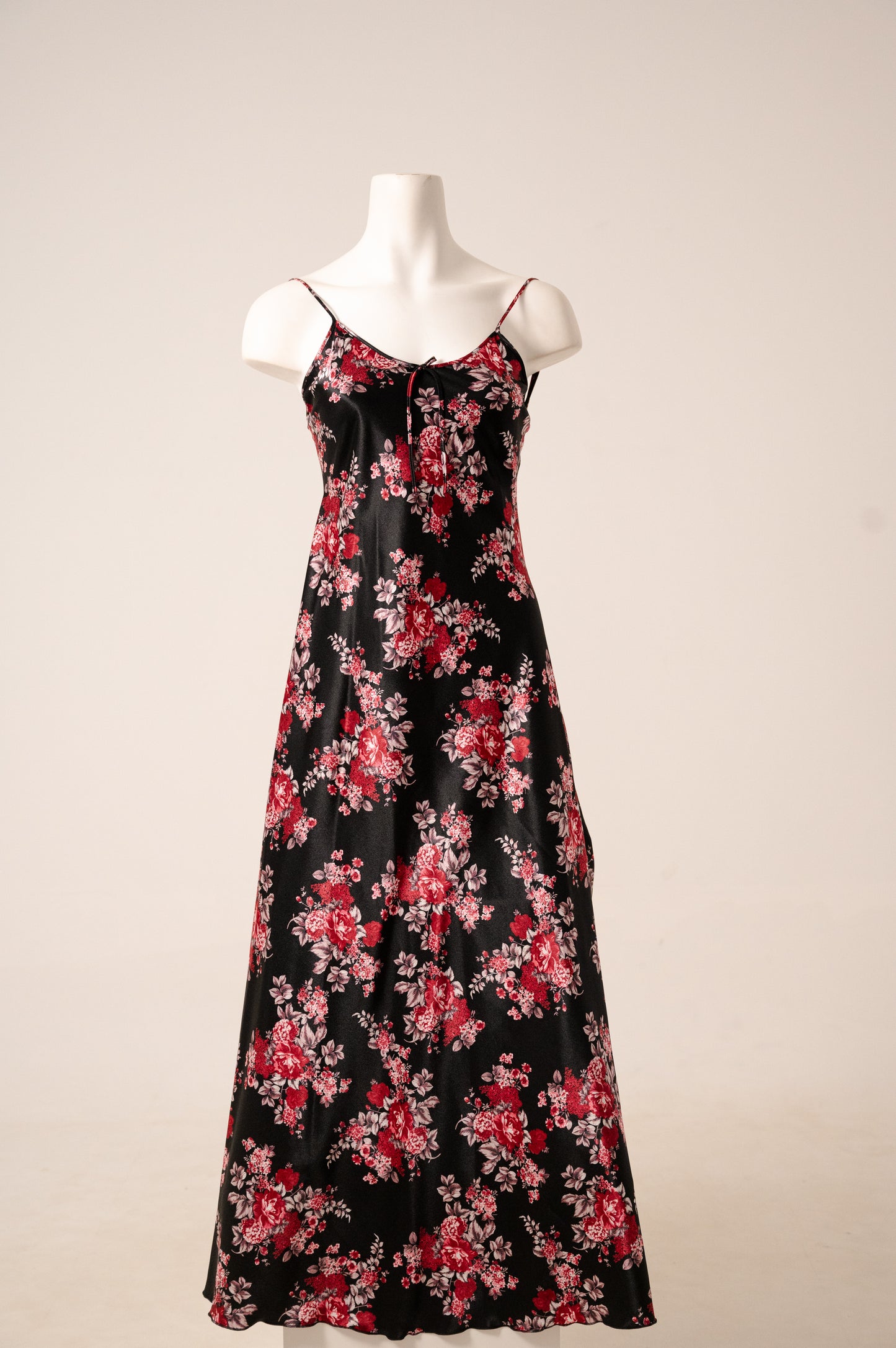 Long Satin Dress 7201