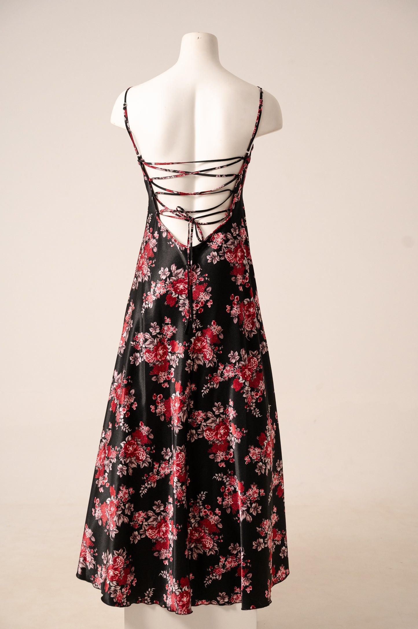 Long Satin Dress 7201