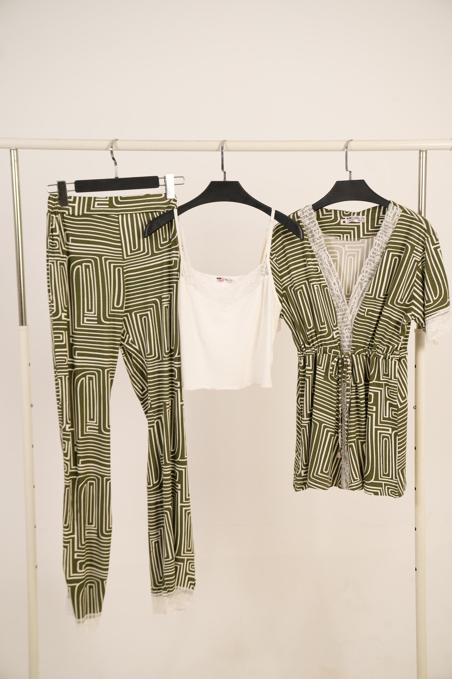 PAJAMA SHIRT & ROBE 8092