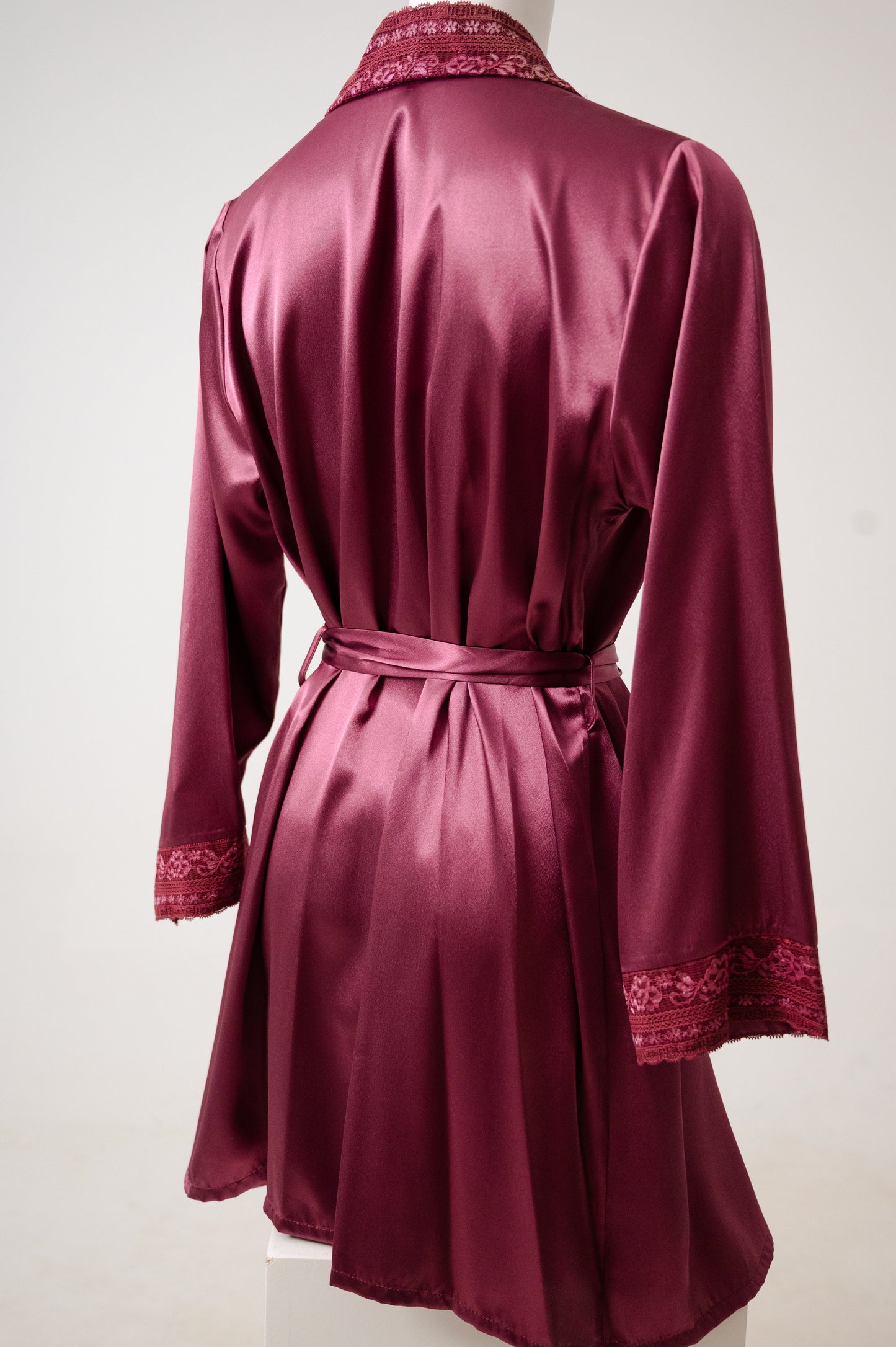 Short Robe Satin 632