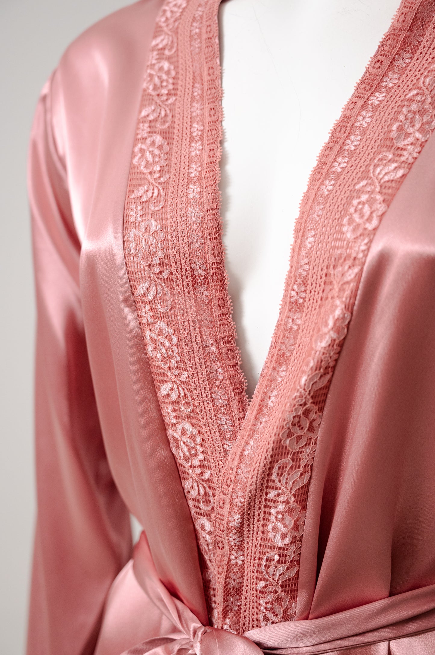 Short Robe Satin 632