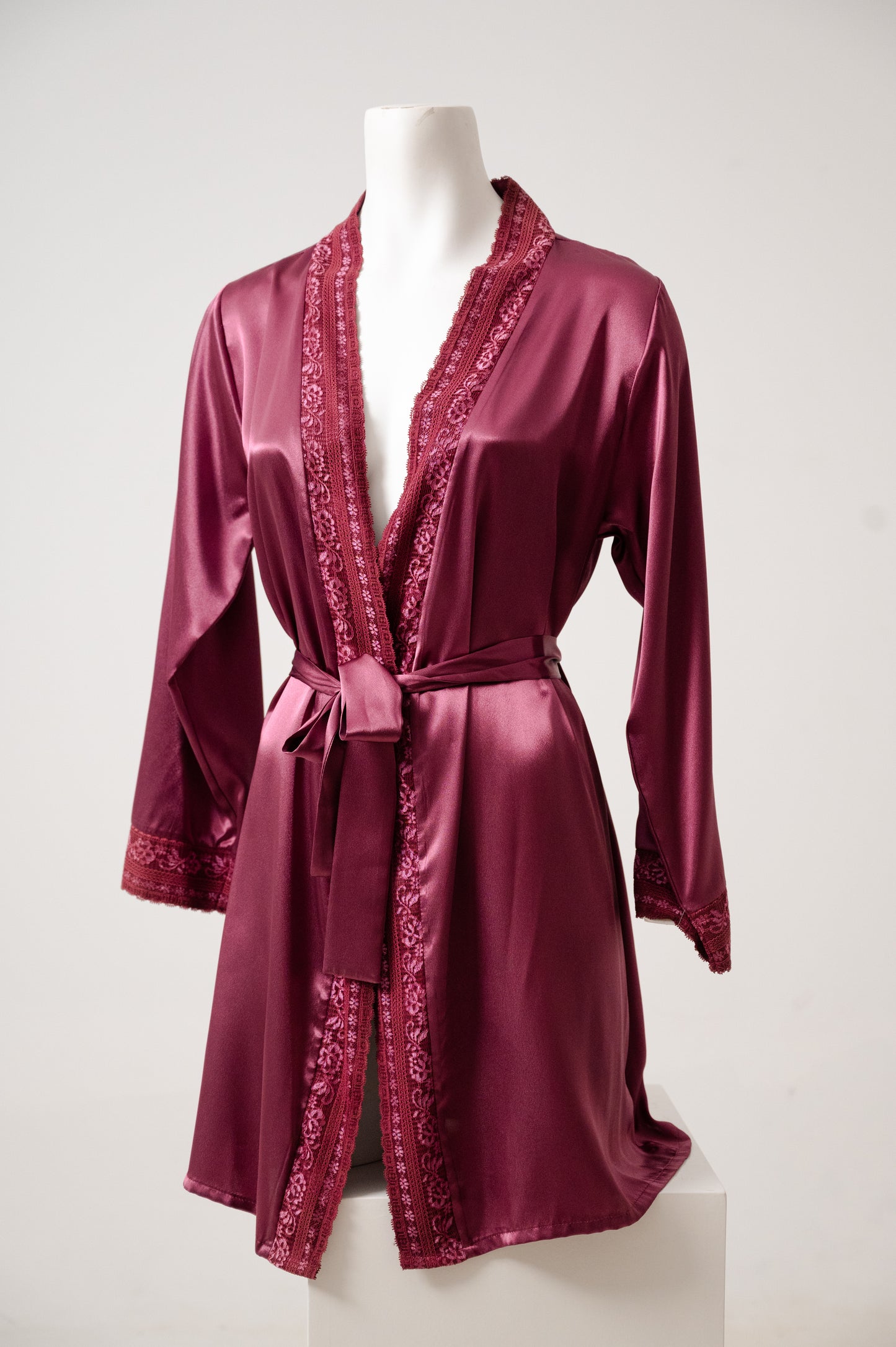 Short Robe Satin 632