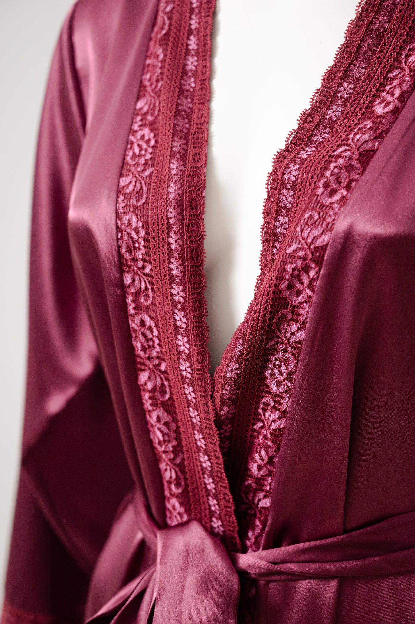 Short Robe Satin 632