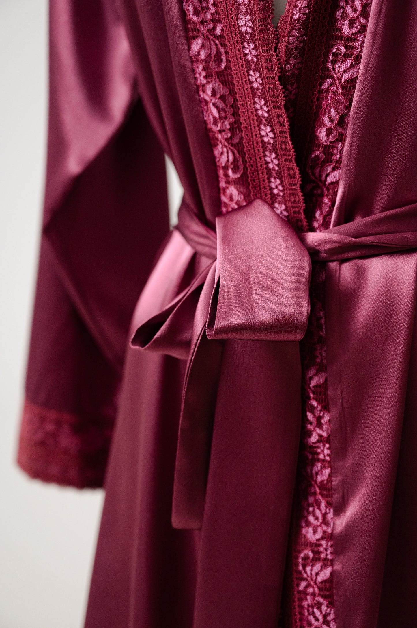 Short Robe Satin 632