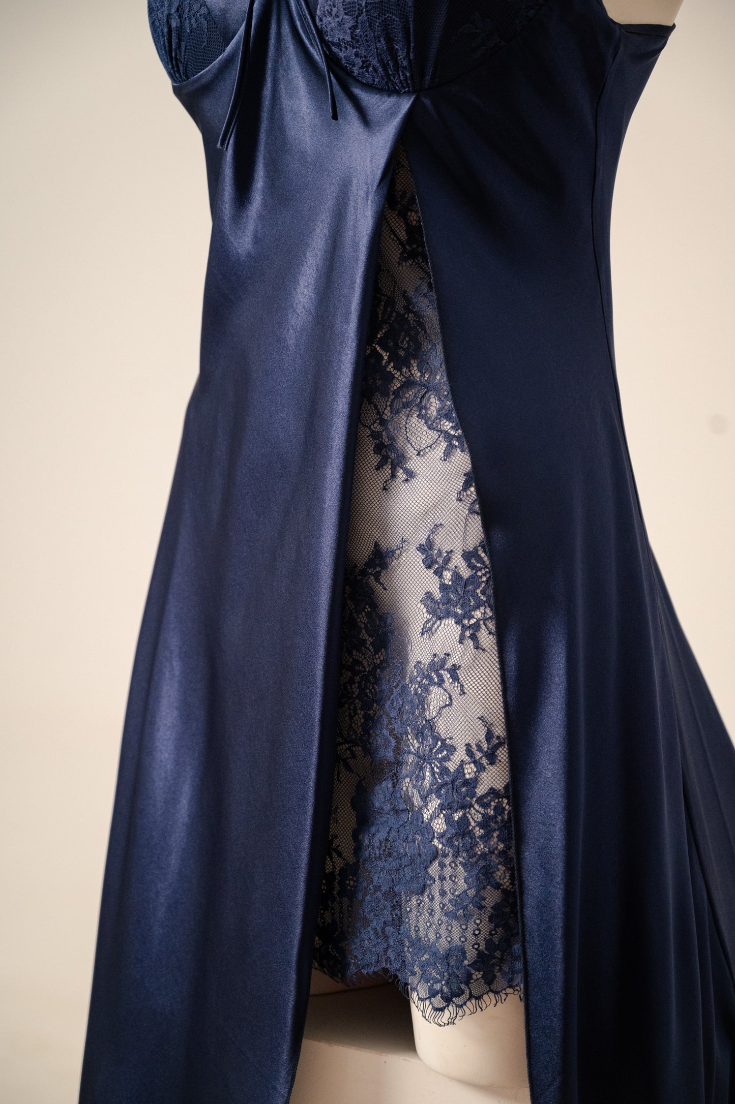 Long Satin Night Dress 2554