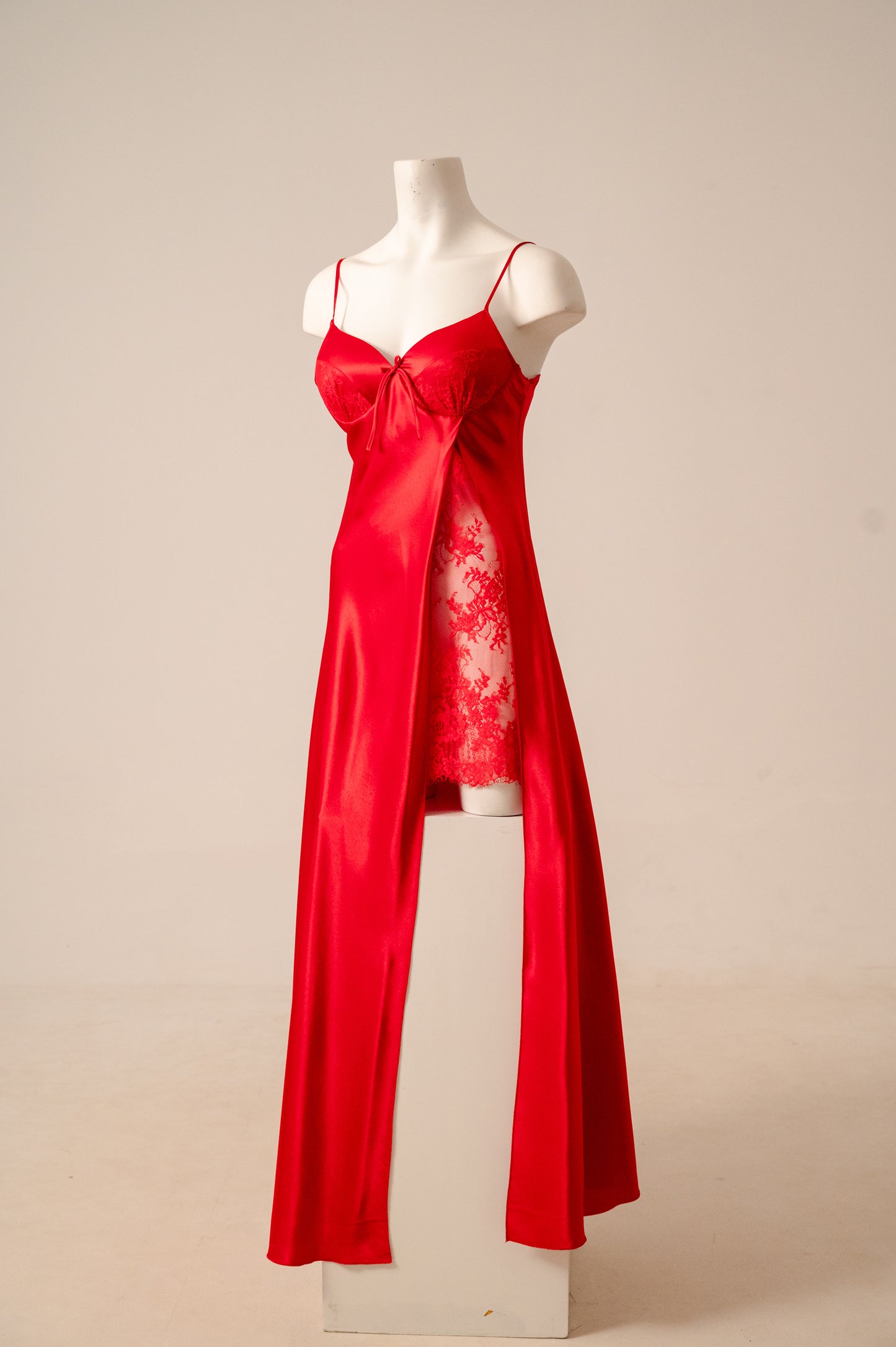 Long Satin Night Dress 2554