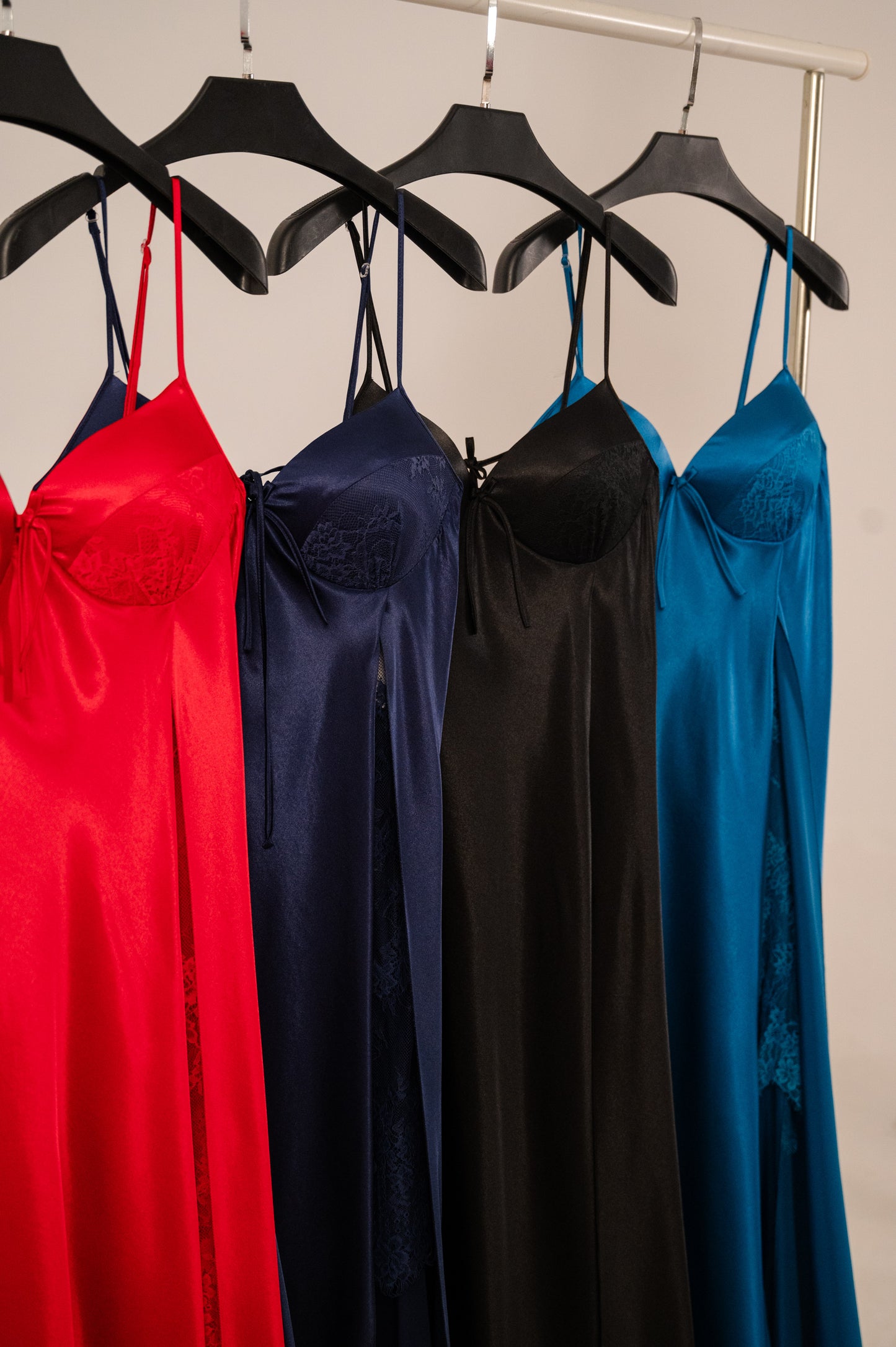 Long Satin Night Dress 2554