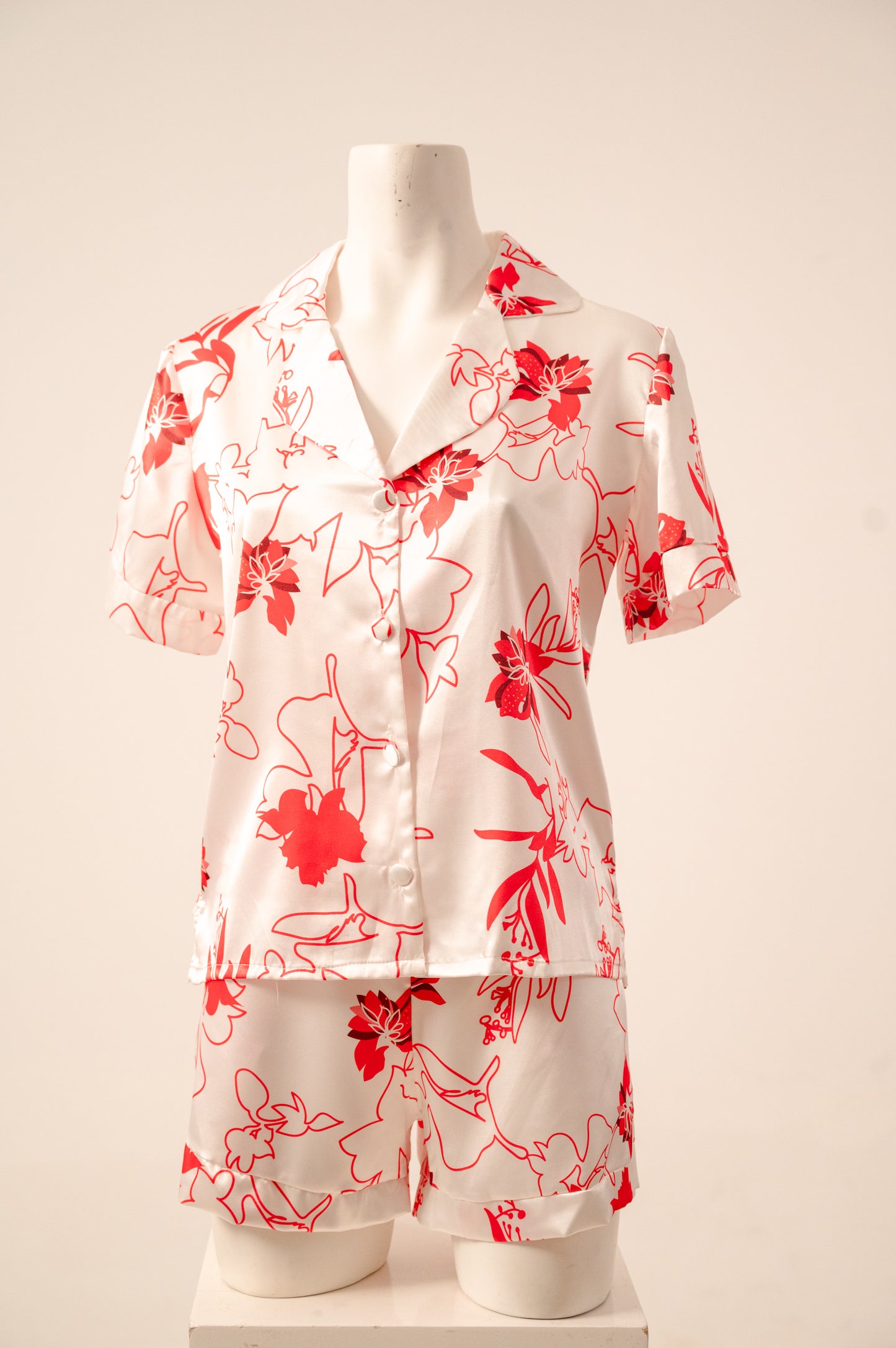Pajama Satin Flower 8294