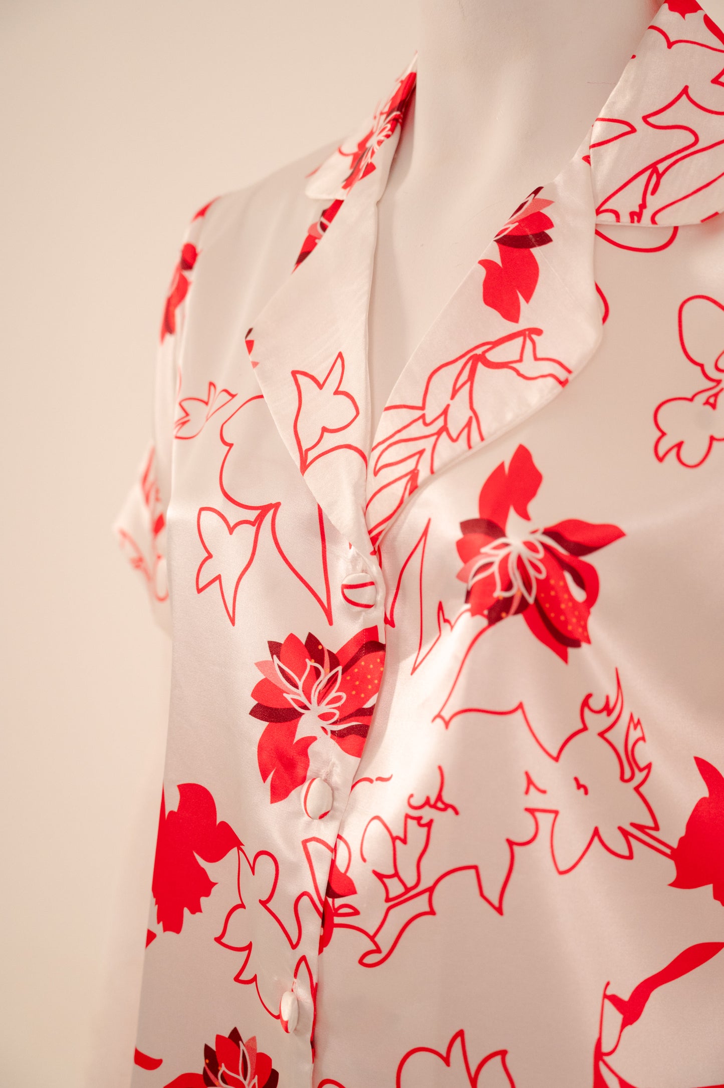 Pajama Satin Flower 8286