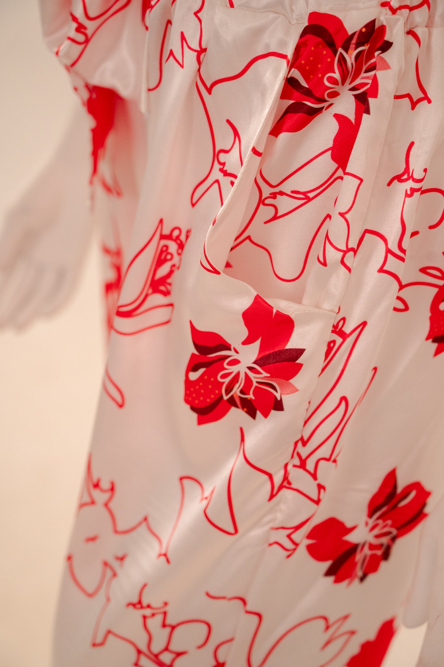 Pajama Satin Flower 8286