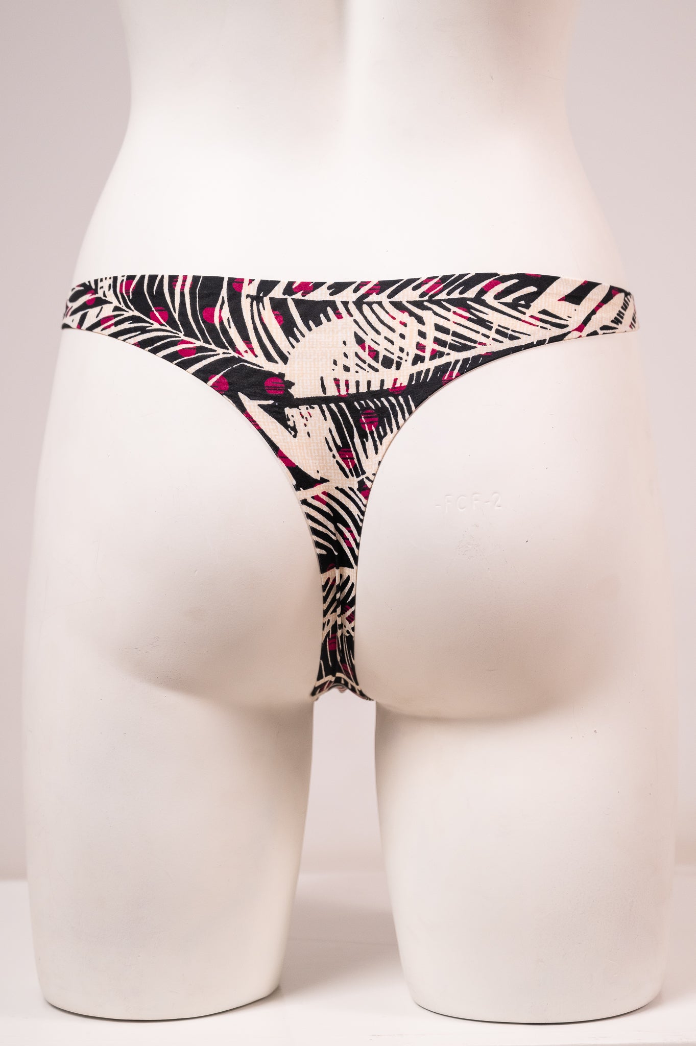 Panty Bikini 777540 Black flower
