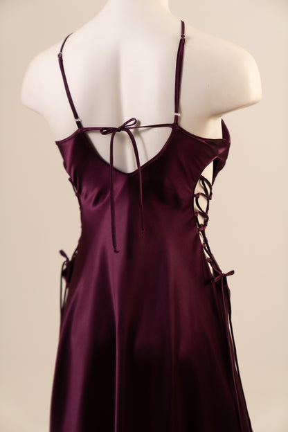 Long Satin Night Dress 2943