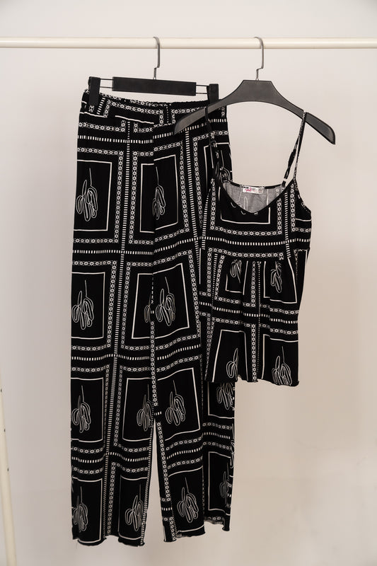 Pajama Cut Pants 7783