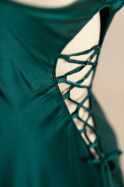 Long Satin Night Dress 2943
