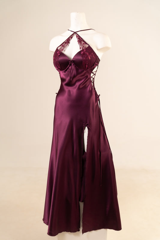 Long Satin Night Dress 2943