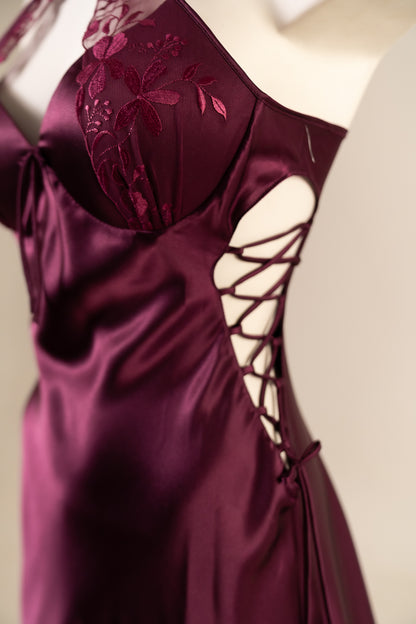 Long Satin Night Dress 2943