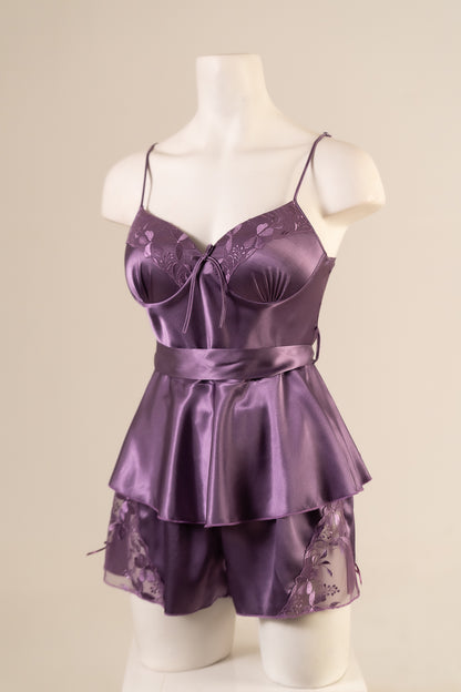 Pajama Satin Short 3585