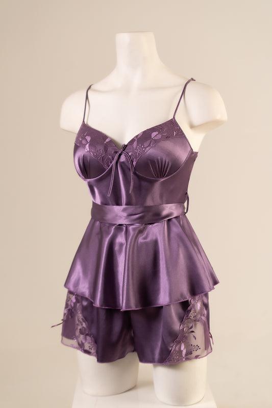 Pajama Satin Short 3585