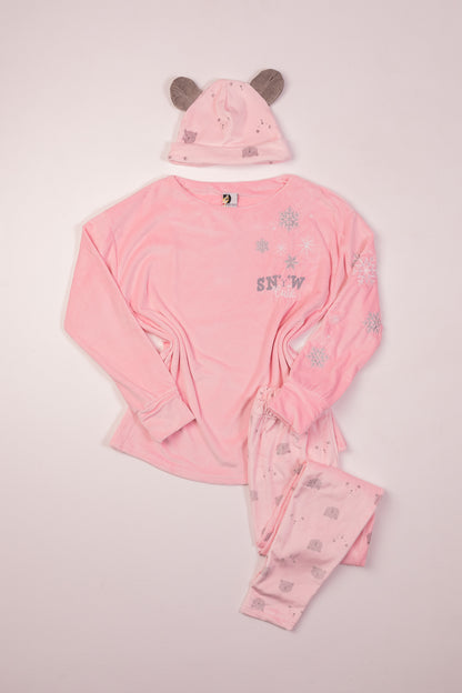 Velvet Pajama 3 pc 385