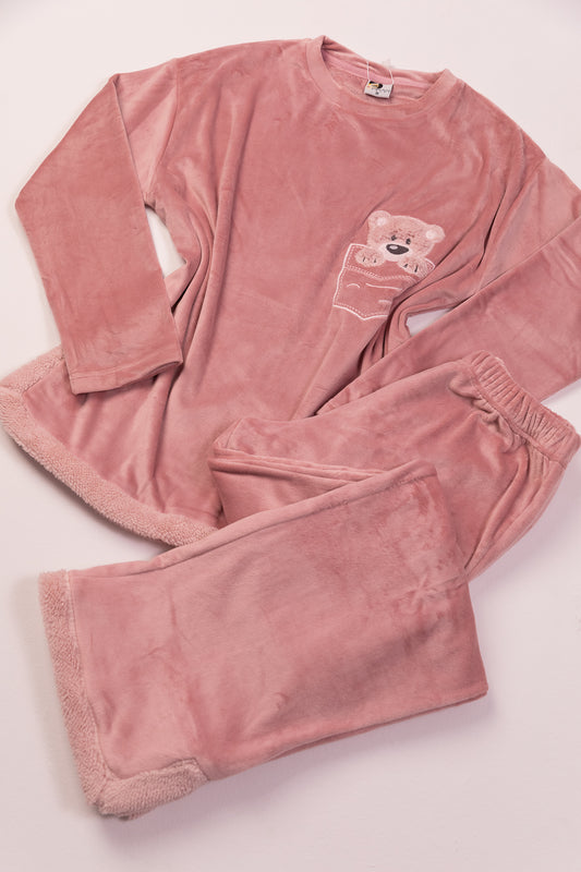 Teddy Velvet Pajama 349