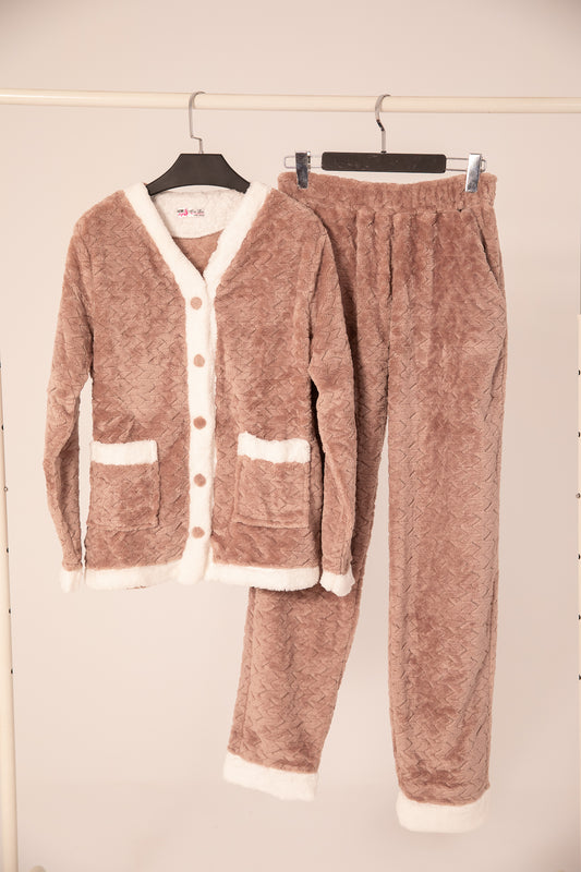 Pajama fleece buttons 9038