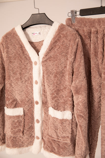 Pajama fleece buttons 9038