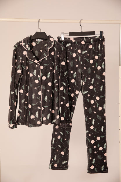 Pajama buttons velvet 16701