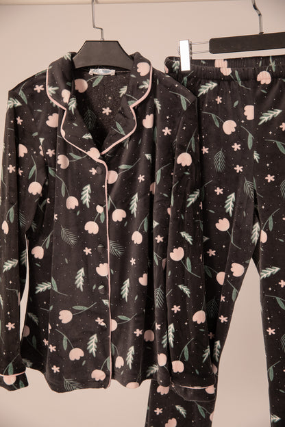 Pajama buttons velvet 16701