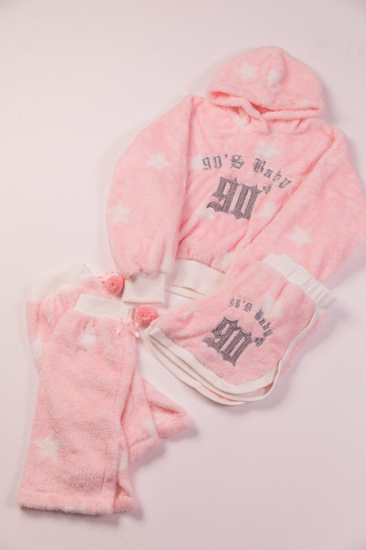 Short Fleece Pajama 3pc 332