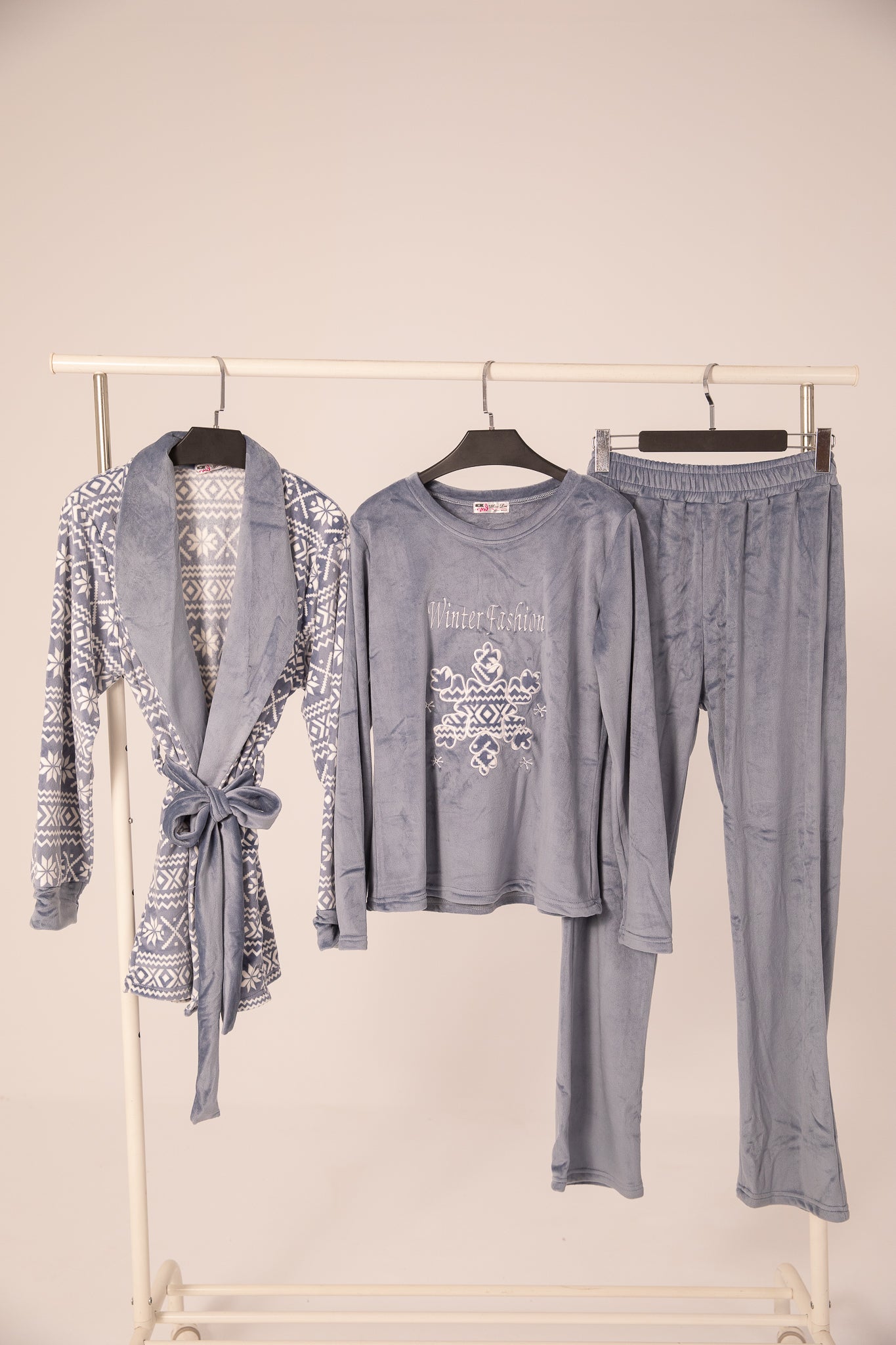 Velvet Pajama 3 pcs 9105