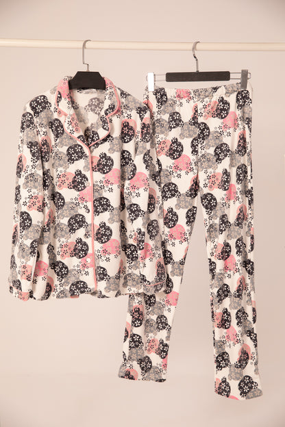 Flower velvet pajama 16743
