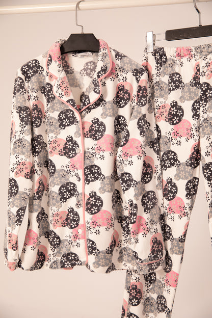 Flower velvet pajama 16743