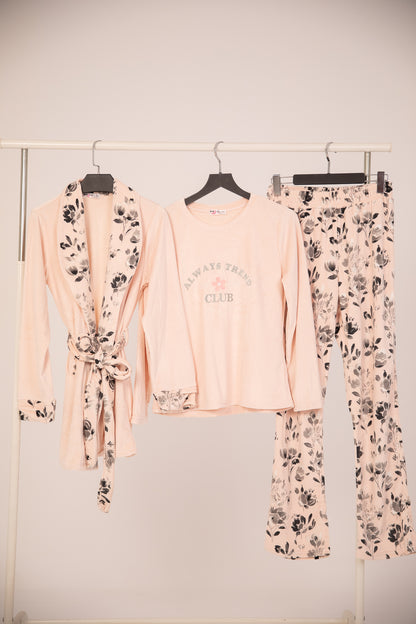 Pajama Velvet 3 PC 9020