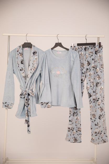 Pajama Velvet 3 PC 9020