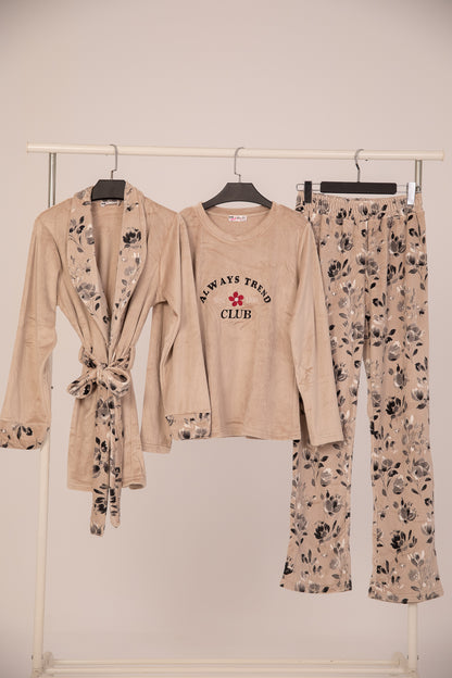 Pajama Velvet 3 PC 9020