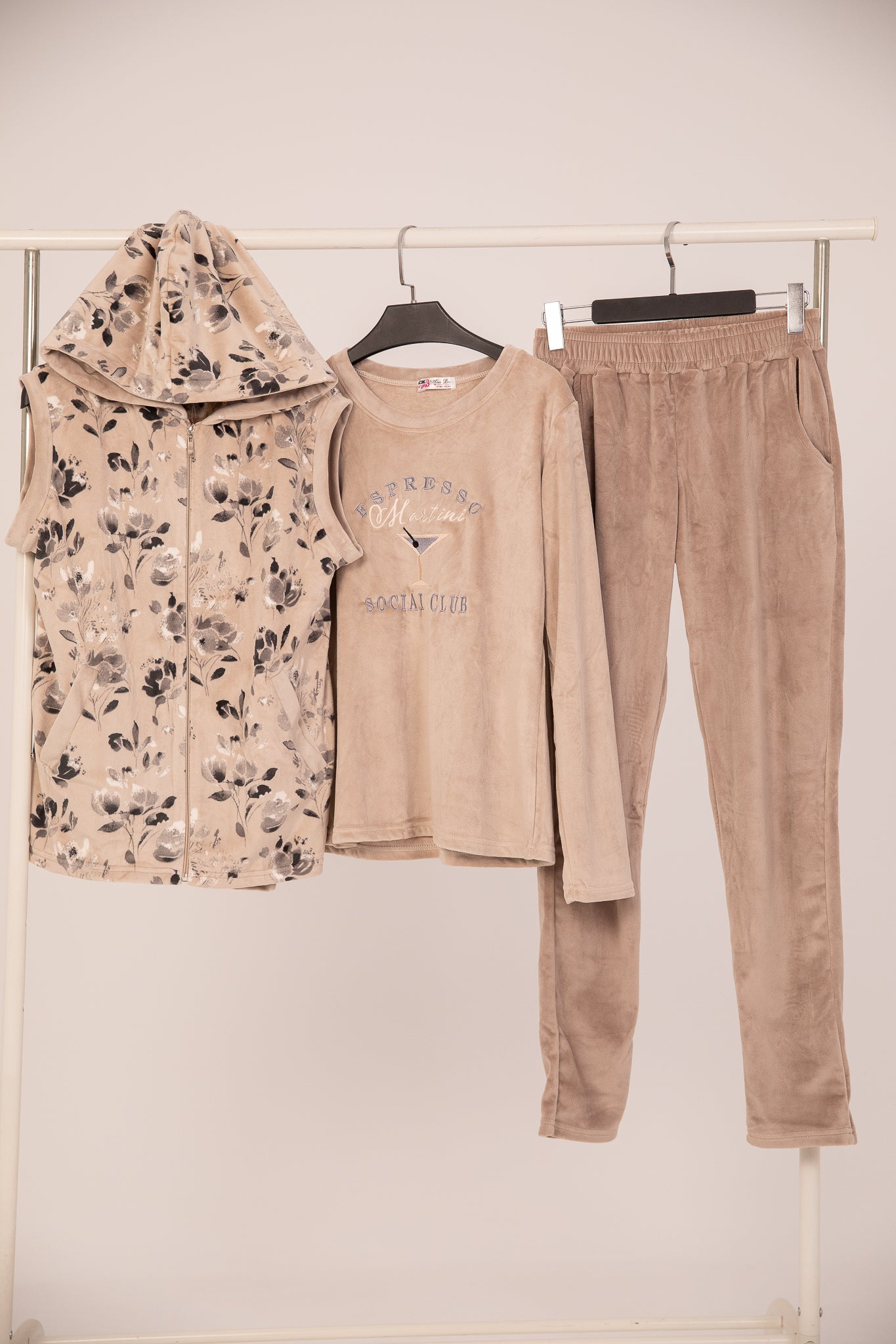 Pajama Velvet 3 pc 9022