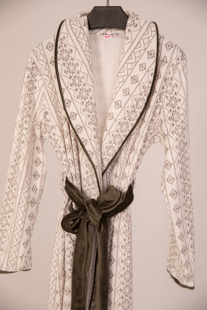 Short Fleece Robe 9126